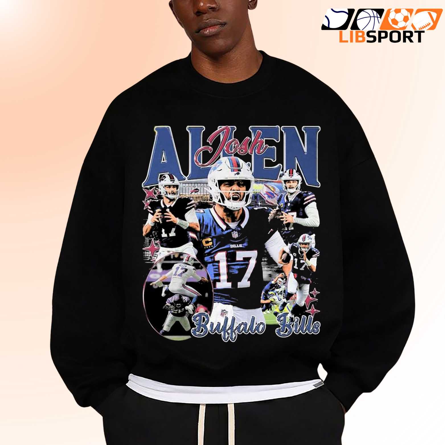 Josh Allen Unisex T Shirt, Vintage Nfl Football Tee, Streetwear Shirt